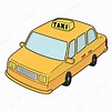 Taxi de dibujos animados | Vector Premium