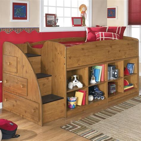 Cool Kids Loft Beds For Boys And Girls Rooms Picturesque Wooden Frame