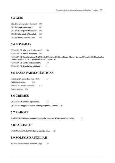 Formulario De Fitoterapicos Da Farmacopeia Brasileira By Katarinne