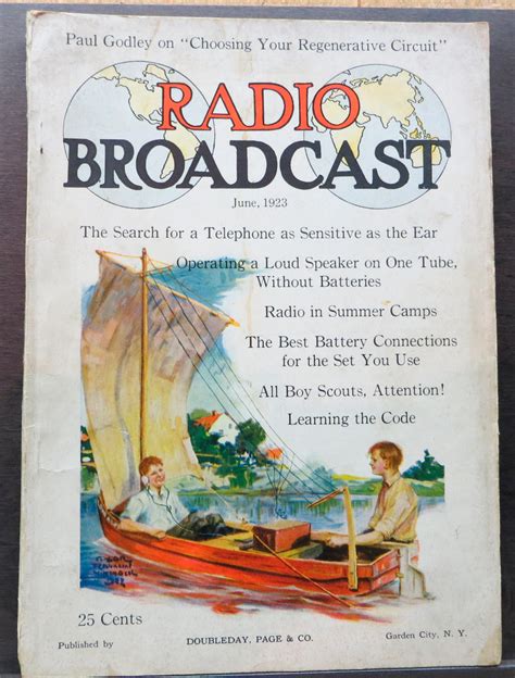 Original Radio Broadcast Magazine June 1923 Radio Daze Llc