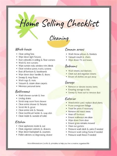 The Only Free Printable Home Selling Checklist You Need Download Our