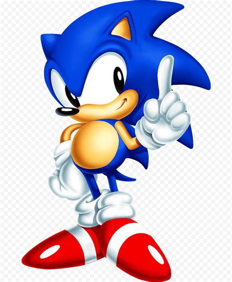 Classic Sonic Blue Super Sonic Character Png Klipartz