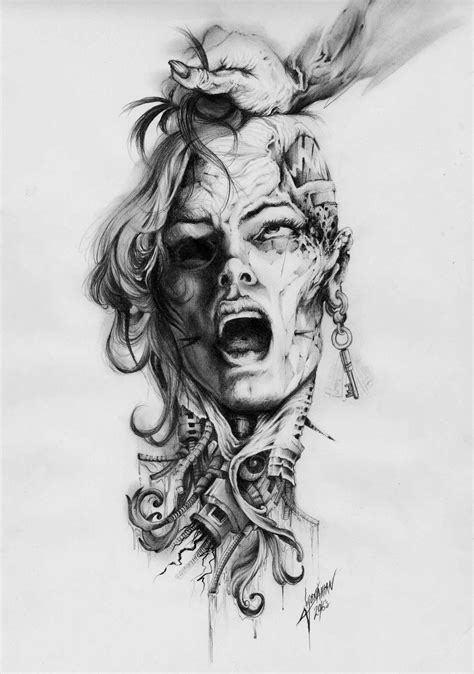 dark art tattoo designs