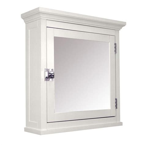 Elegant Home Fashions Madison 1 Door Medicine Cabinet In White