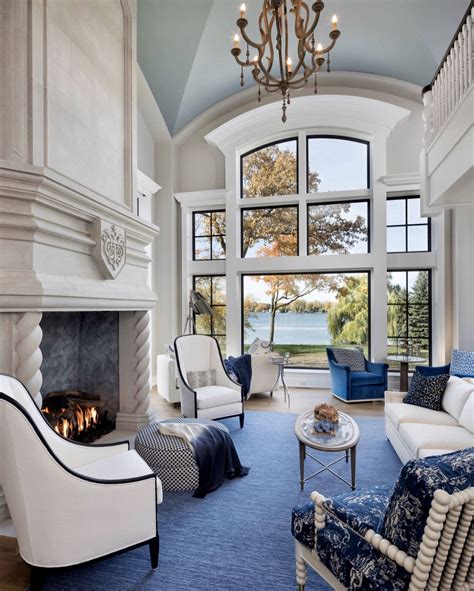 Blue Velvet Chairs Home Luxury Furniture Living Room Elegant Living