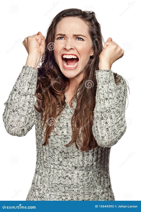 a very upset and angry woman stock image image of emotional frustration 15644393