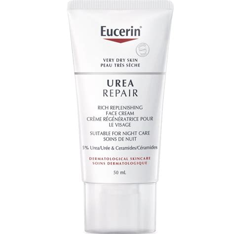 Eucerin Urea Repair 5 Urea Rich Replenishing Face Cream 50ml Justmylook