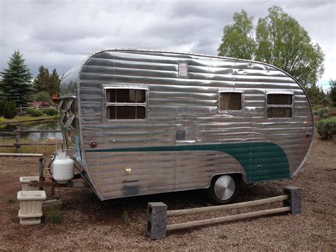 Cool 50s Rod And Real Canned Ham Trailer Vintage Travel Trailers