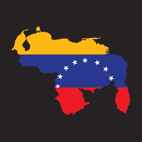 Icono De Mapa De Venezuela Vector Premium