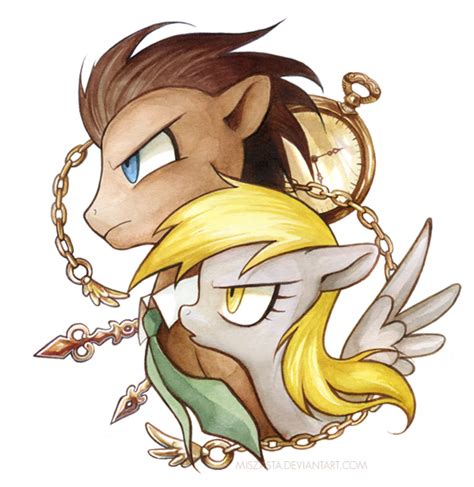 Dr Whooves And Derpy By Miszasta On Deviantart