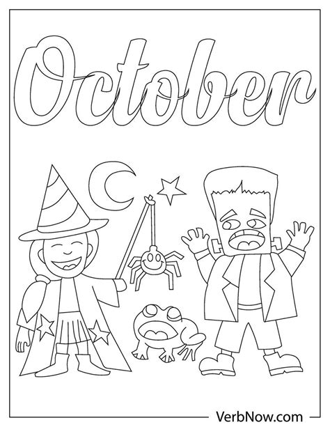 Free October Coloring Pages And Book For Download Printable Pdf Verbnow