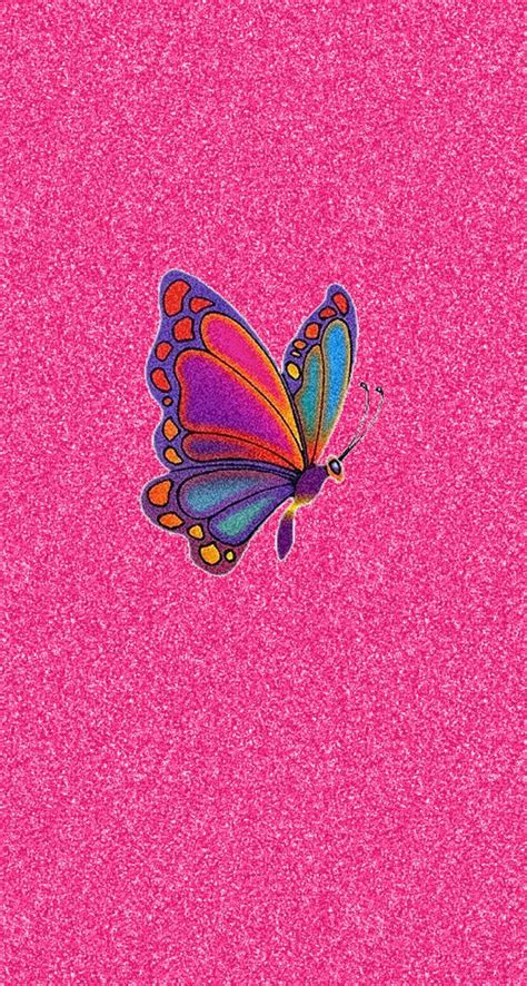 Pink Wallpaper Iphone Lock Screen Girly Butterfly Pic Download Free