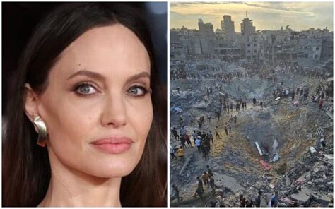 Angelina Jolie Criticise Israeli Airstrikes In Gaza Says Families Are