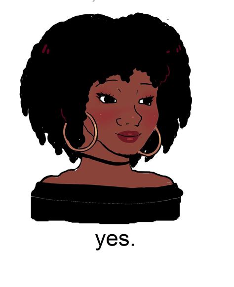 Black Girl Wojak By Afroami On Twitter Black Girl Cartoon Black