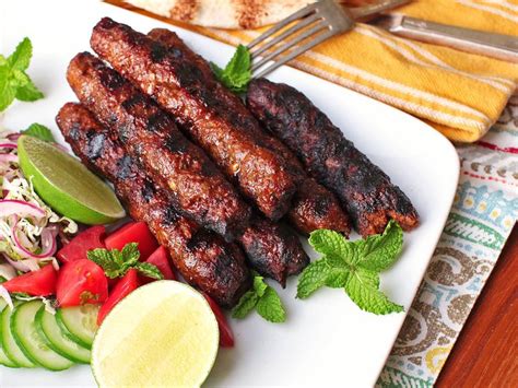 Seekh Kebabs Pakistani Spicy Grilled Ground Meat Skewers Recipe
