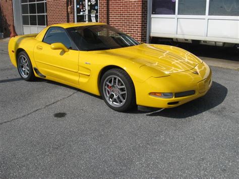 2002 Yellow Chevy Corvette Coupe Corvette For Sale C5 Corvette For