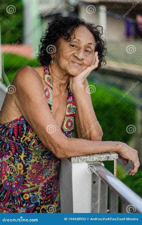portrait mature brazilian woman stock image image of janeiro elderly 194438933