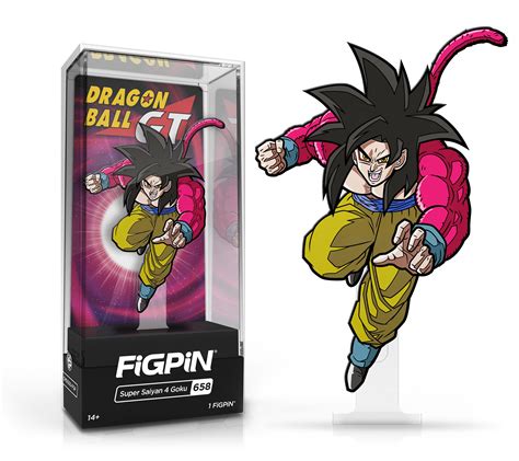 Figpin Dragon Ball Gt Super Saiyan 4 Goku Collectible Enamel Pin