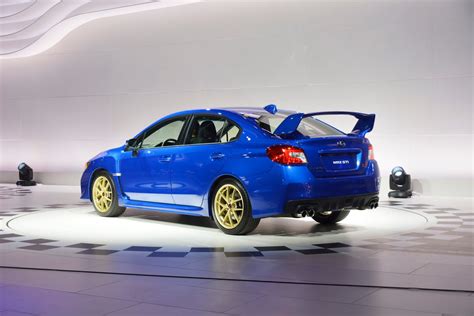 2015 Subaru Wrx Sti Bows In Detroit With A Big Wing And 305hp 25l