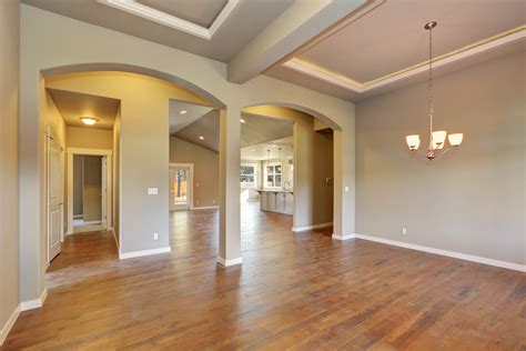 Elaborate coffered ceiling with crown molding built in media center and coffered ceiling hutch with intricate crown molding Coffered ceilings in the entry & formal dining room with ...