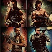 Arnold Schwarzenegger, Sylvester Stallone, Bruce Willis and Jean Claude ...