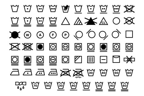 Printable Laundry Care Symbols Web Laundry Symbols Printable