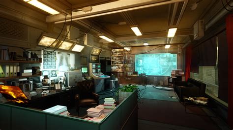 Indoors Futuristic Deus Ex Screenshots X Rays Office Video Games