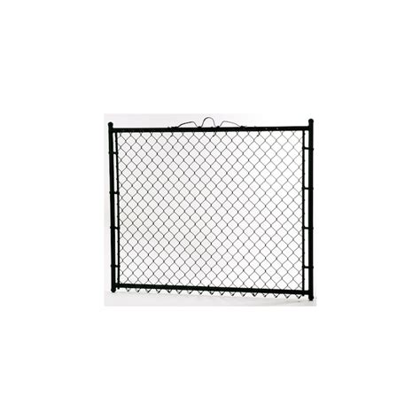 5 Ft H X 4 Ft W Vinyl Coated Steel Chain Link Fence Gate In The Chain