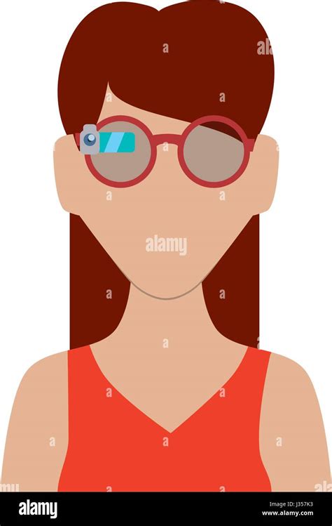 Smart Glasses Technology Stock Vector Image And Art Alamy