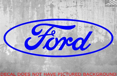 Ford Vinyl Decal Sticker Etsy