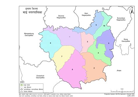 Map Of Mai Municipality Ilam Nepal Nepal Archives