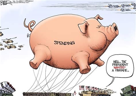 Blowing Money On A Military Parade Political Cartoons