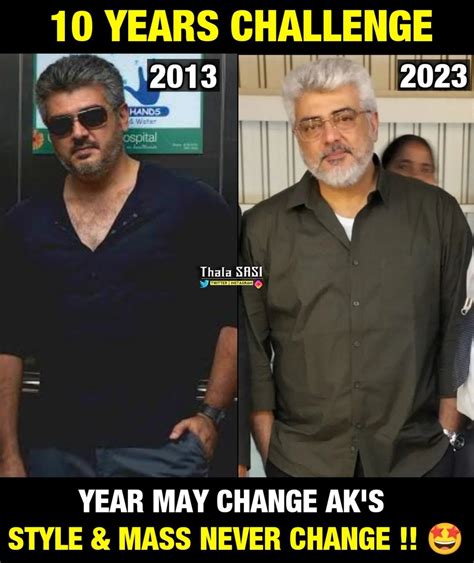 Real Power On Twitter Rt Ajithfcmadurai Then Now Ajithkumar Ak Thunivu