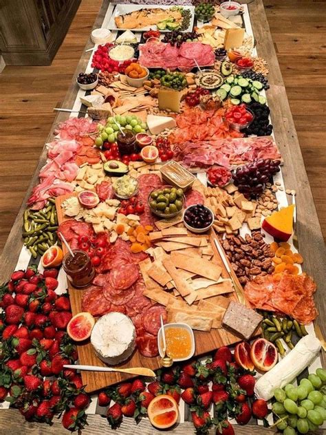 30 Delicious Wedding Charcuterie Table Food Ideas Party Food