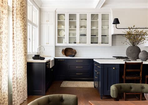 Dual Color Kitchen Cabinets Ideas