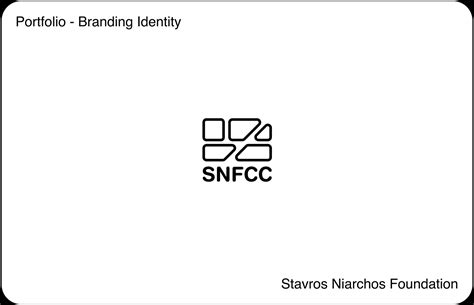 Stavros Niarchos Foundation On Behance