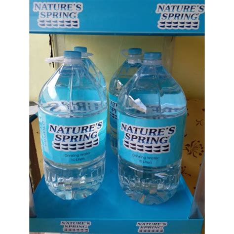 Natures Spring Purified Drinking Water 10 Liters X 2 Shopee Philippines