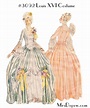 Vintage Sewing Pattern Marie Antoinette Halloween Costume #3092 ...