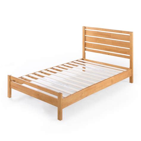 Zinus Aimee Natural Twin Wood Platform Bed Frame Gopb 12t The Home Depot
