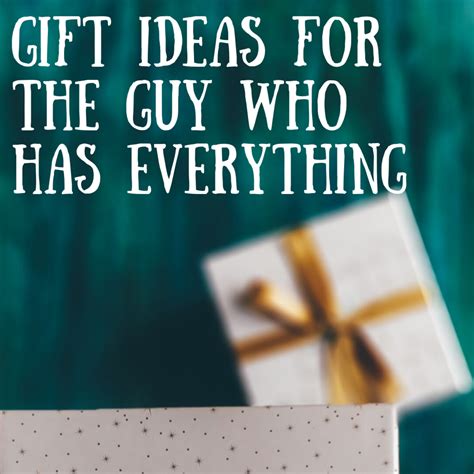 But we didn't say it was impossible. A Step-by-Step Gift-Giving Guide for the Guy Who Has ...