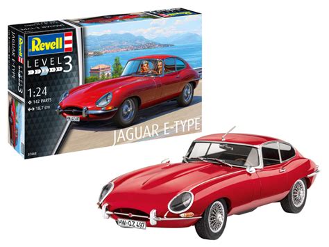 124 Scale Revell Jaguar E Type Coupe Car Model Kit 1635