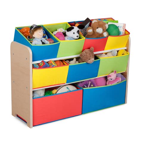 Delta Children Deluxe Multi Bin Toy Organizer With Storage