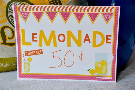 11 Secrets To A Rockin Lemonade Stand For Kids Free Lemonade Stand