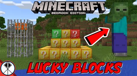 Sometimes you will get really valuable gear and other times you will have. Minecraft LUCKY BLOCK Addon - Just Like The Mod! (MCPE ...