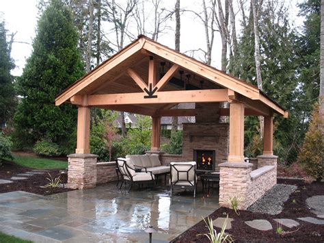 Beautiful Outdoor Covered Patio House Design And Garden Ideas Designs Home Elements Style Rustic