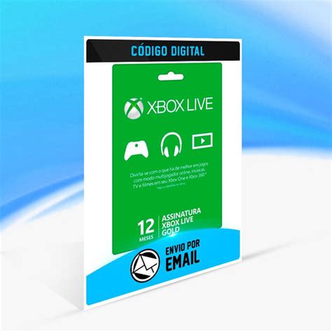 Xbox Live Gold 12 Meses Mercadolivre 📦