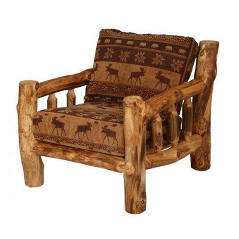 Aspen Ridge Log Chair Log Chairs Rocking Chair Plans Upholstered Chairs