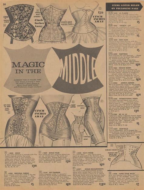 page 20 of the summer 1963 frederick s of hollywood catalog in 2020 fredericks of hollywood