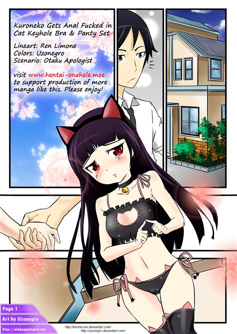 Manga Kuroneko Gets Anal Fucked In Cat Keyhole Lingerie