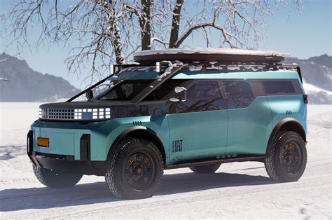 Fiat Unveils Bold Panda Concepts Dressed As A Pick Up Suv Camper